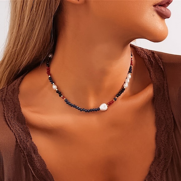 🔵𝟲𝟱%𝗢𝗙𝗙 𝗯𝘂𝗻𝗱𝗹𝗲𝘀 𝟯+🔵 NEW Colorful Beads Pearl Necklace - Picture 5 of 10